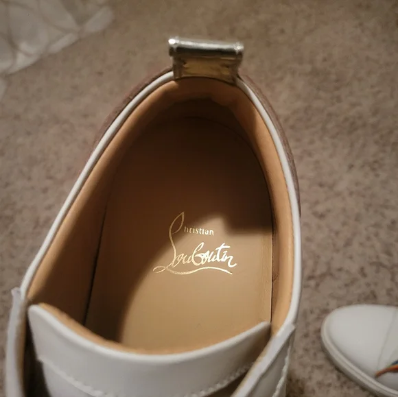 Christian Louboutin White Rainbow Athletic Shoes - Picture 6 of 6